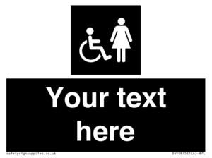 Custom information: black panel disabled and female